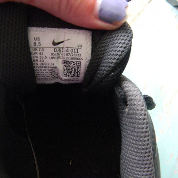 Nike Mens Baseball Cleats size 8.5 Alpha Huarache 4 Keystone Black DJ6524-011 - Picture 5 of 6